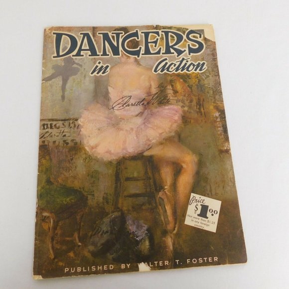 Lot of 2 Walter Foster Oil Painting Instruction Books Dancers in Action Beginner - Picture 2 of 12